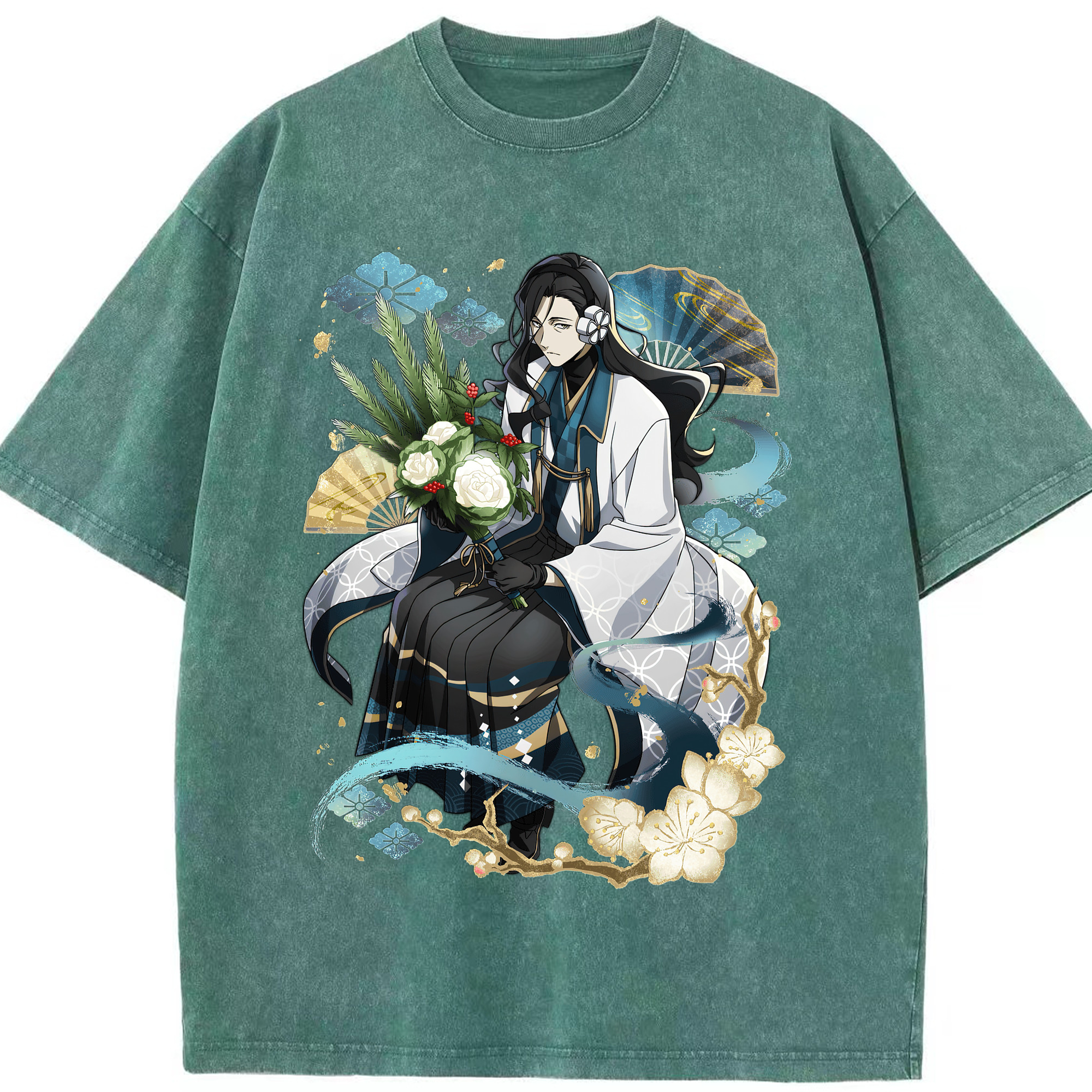 （画像用） 文豪ストレイドッグス Bungo Stray Dogs 綿100% ヴィンテージ風 半袖Tシャツ（フロントプリント）